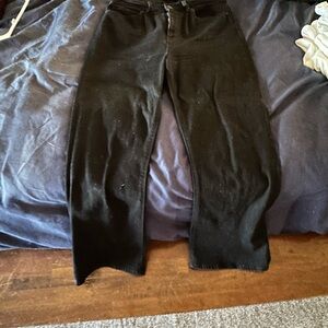 Hudson embellished black jeans